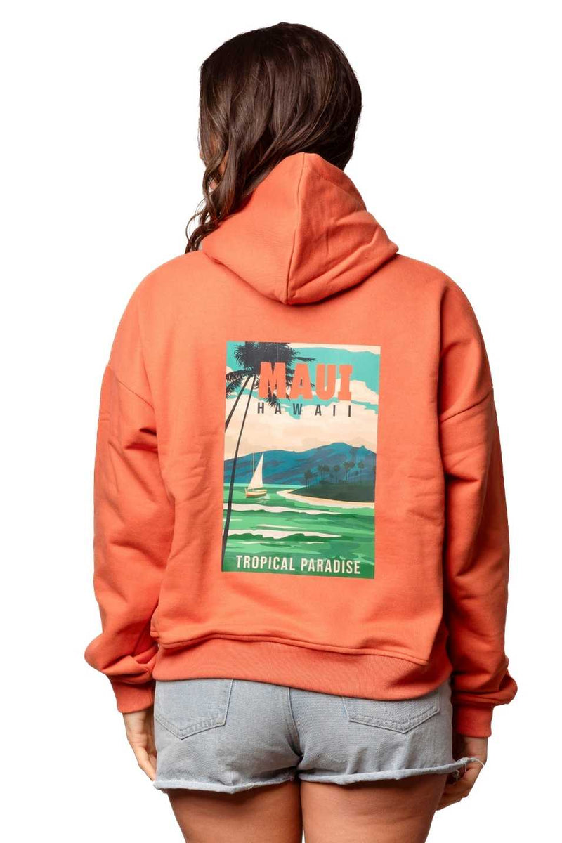 Polerón Hoddie Terracota Maui