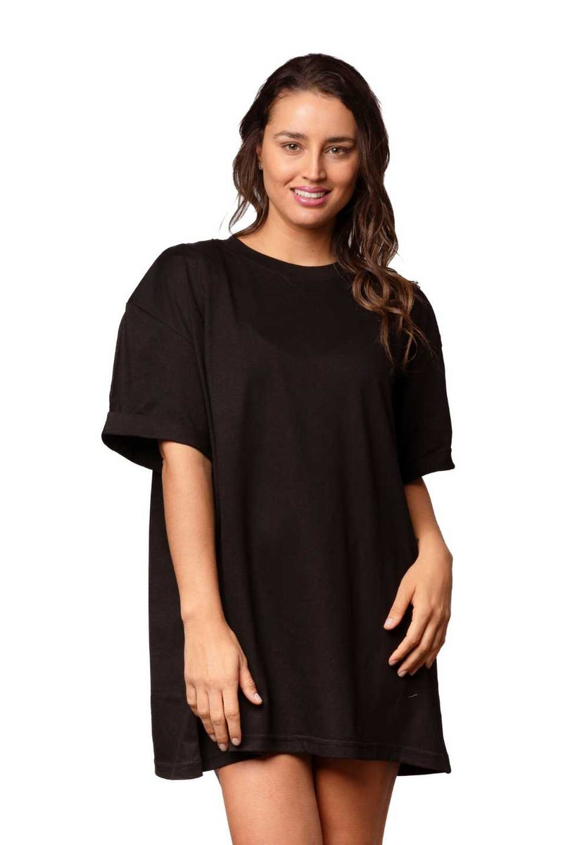 Polera Oversize Negra Maui