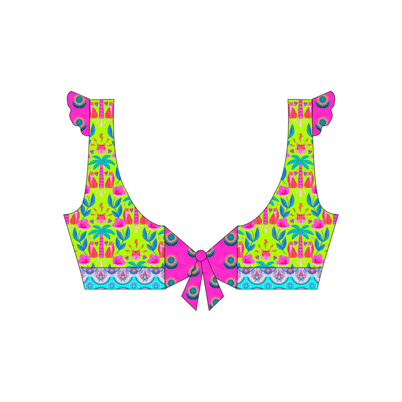 Top Costa Brava tirantes anchos (Reversible)