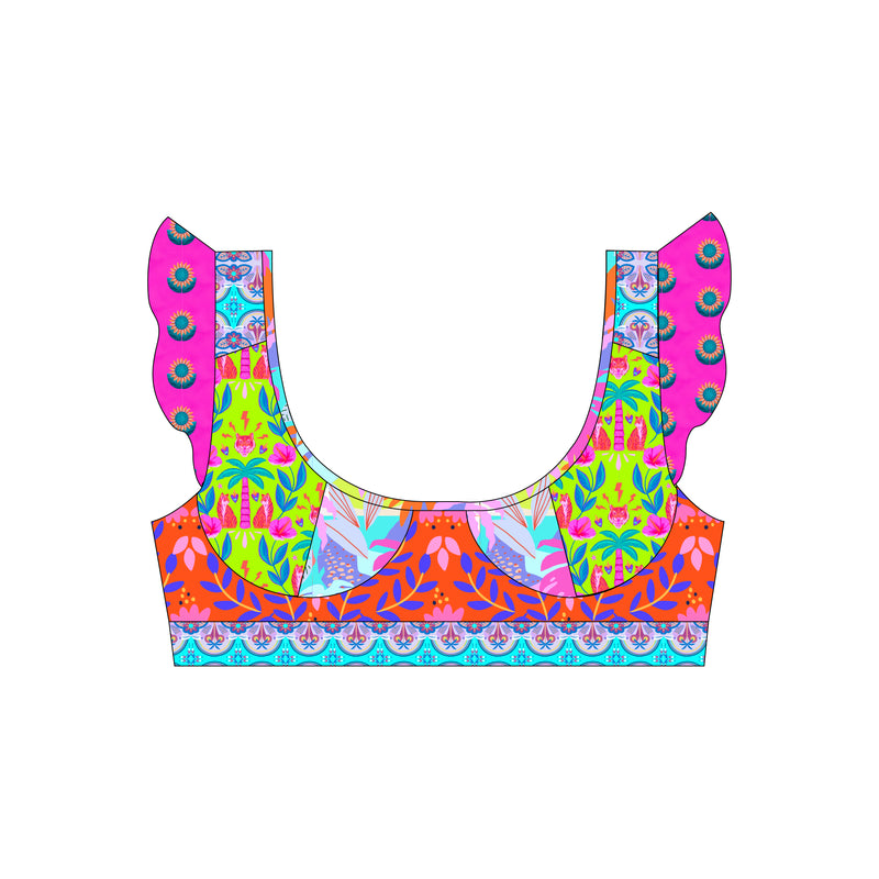 Top Costa Brava tirantes anchos (Reversible)