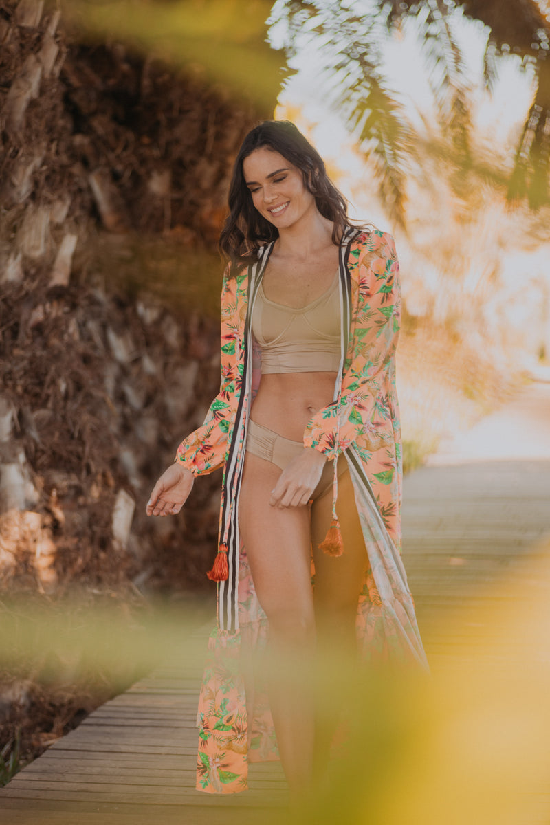 Kimono bordado Bohemian Beach