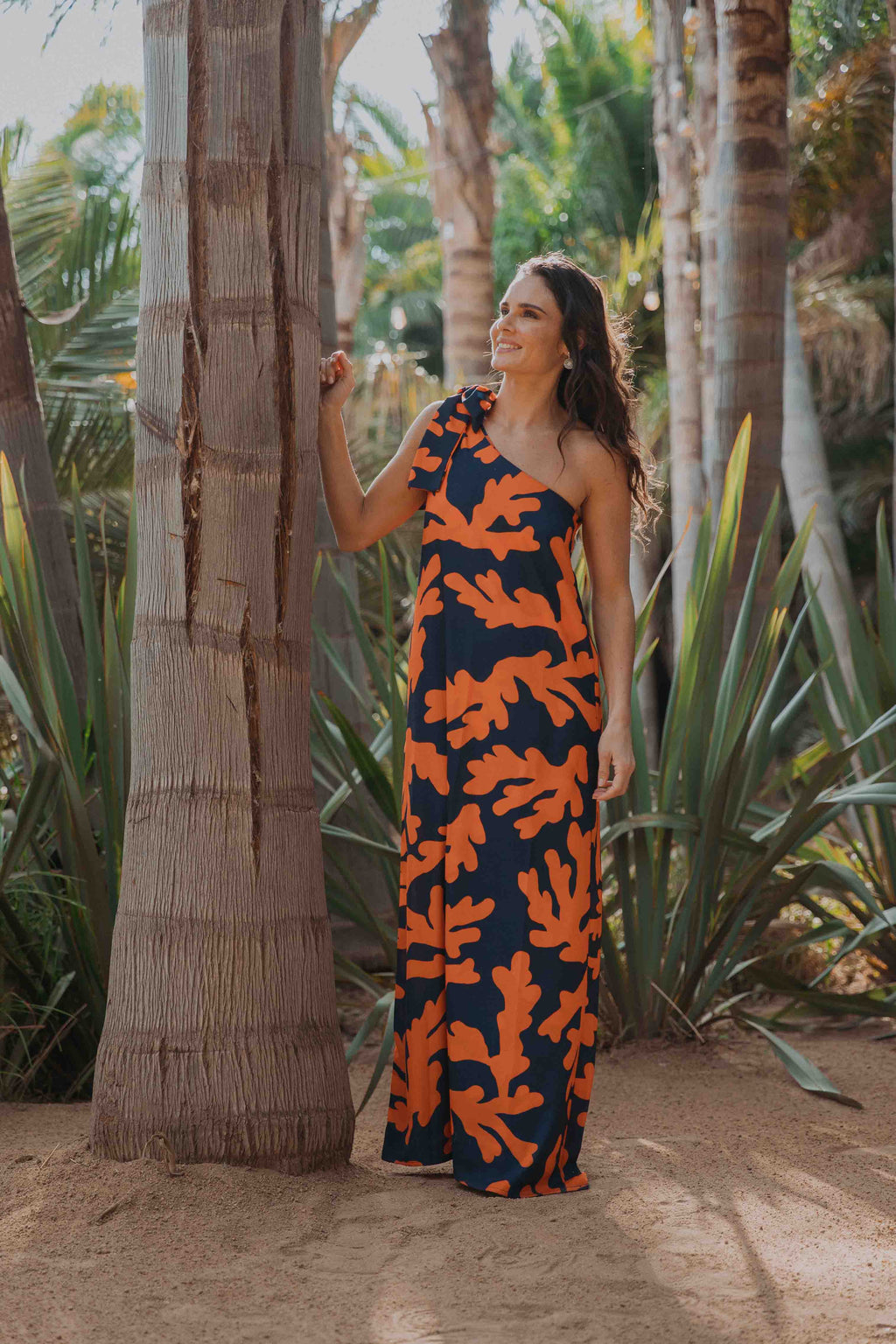 Vestido largo Coral