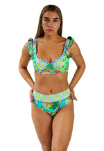 Top Green Wild & Free (Tirantes anchos)