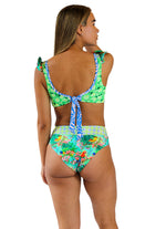 Top Green Wild & Free (Tirantes anchos)