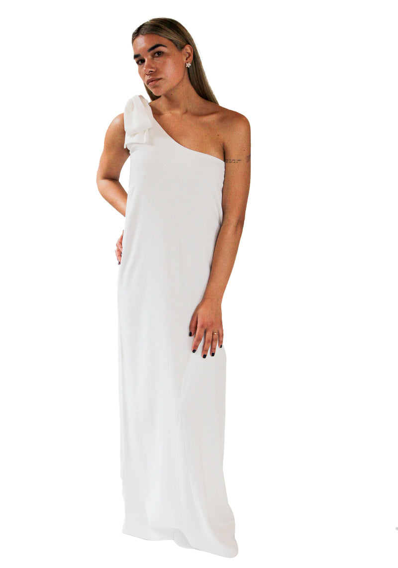 Vestido Lino Blanco (Largo)