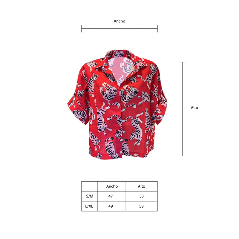 Blusa Lino Pink Wild & Free
