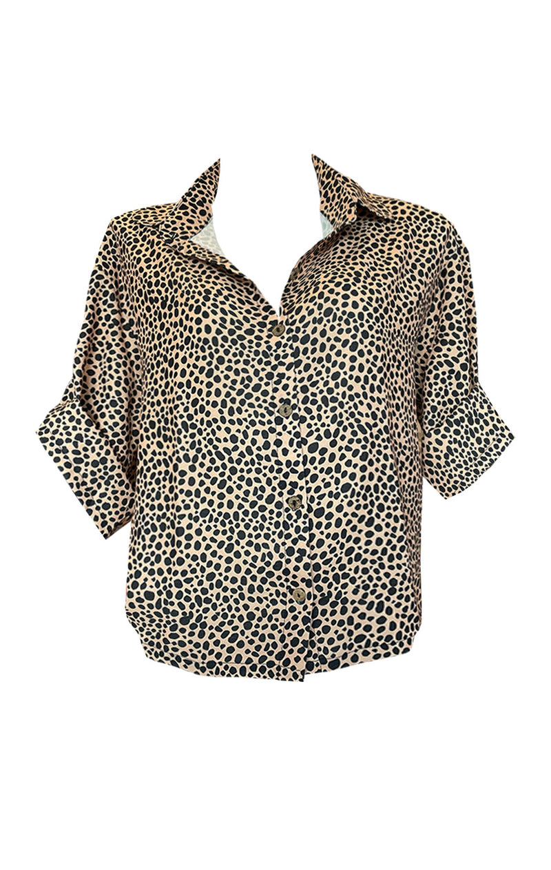 Blusa Pineapple Beach Animal Print
