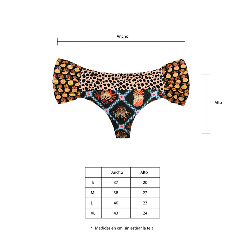Bottom Pineapple Beach (Recogido, reversible)