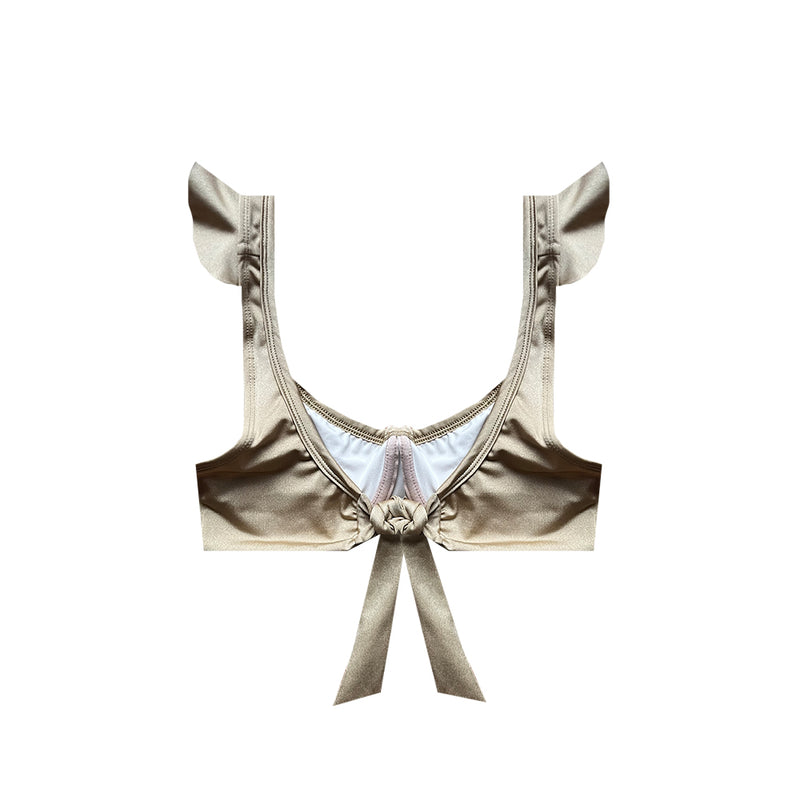 Top Dorado (tirantes anchos, con barbas y sin copas)