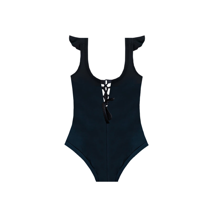 One Piece Black (Tirantes anchos)