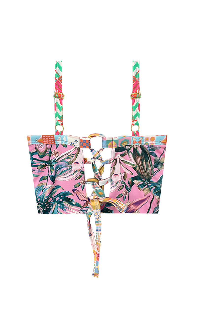 Corsé Lobster Love (con copas y barbas)