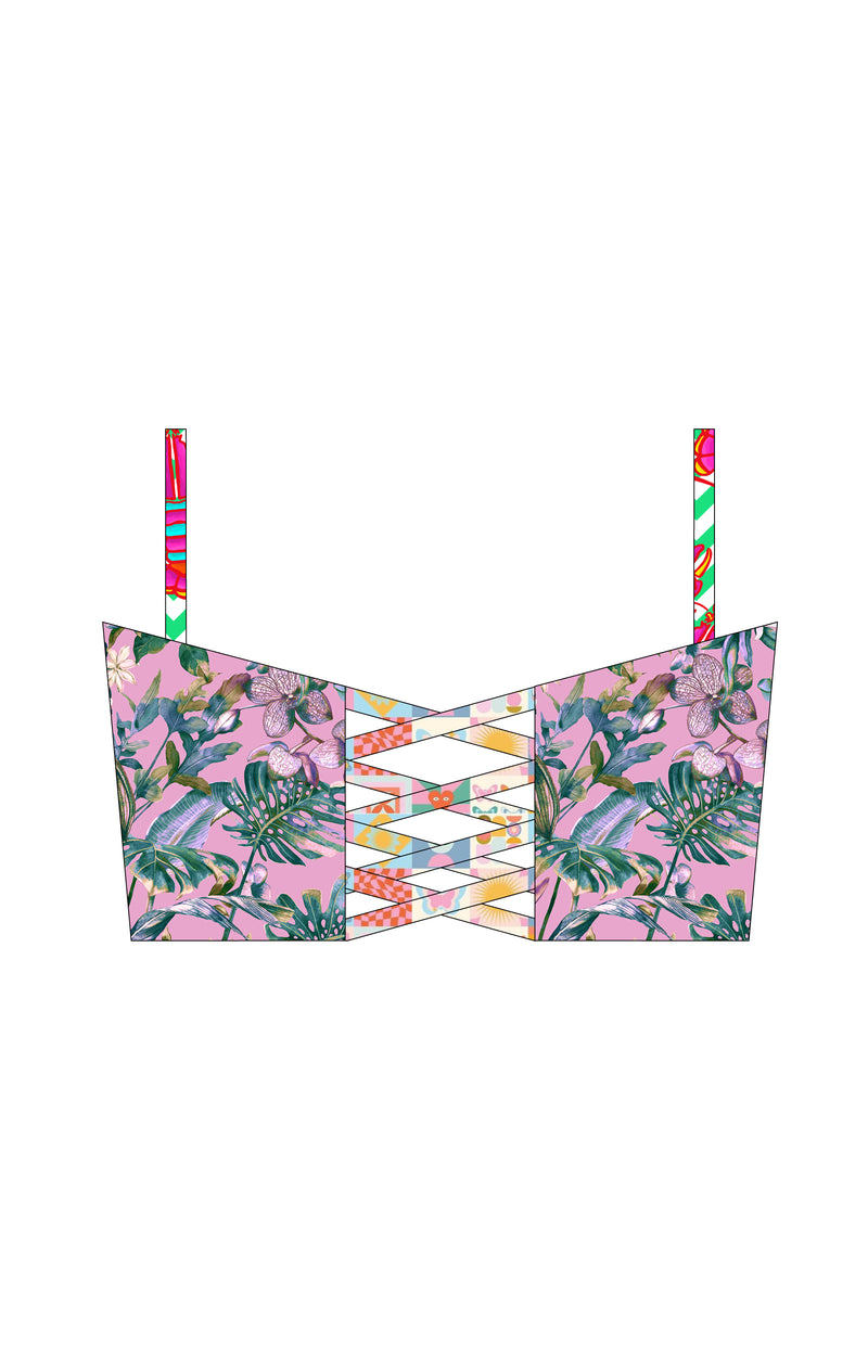 Corsé Lobster Love (sin copas, con barbas) PREVENTA 21 NOV