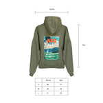 Polerón Hoddie Verde Militar Maui