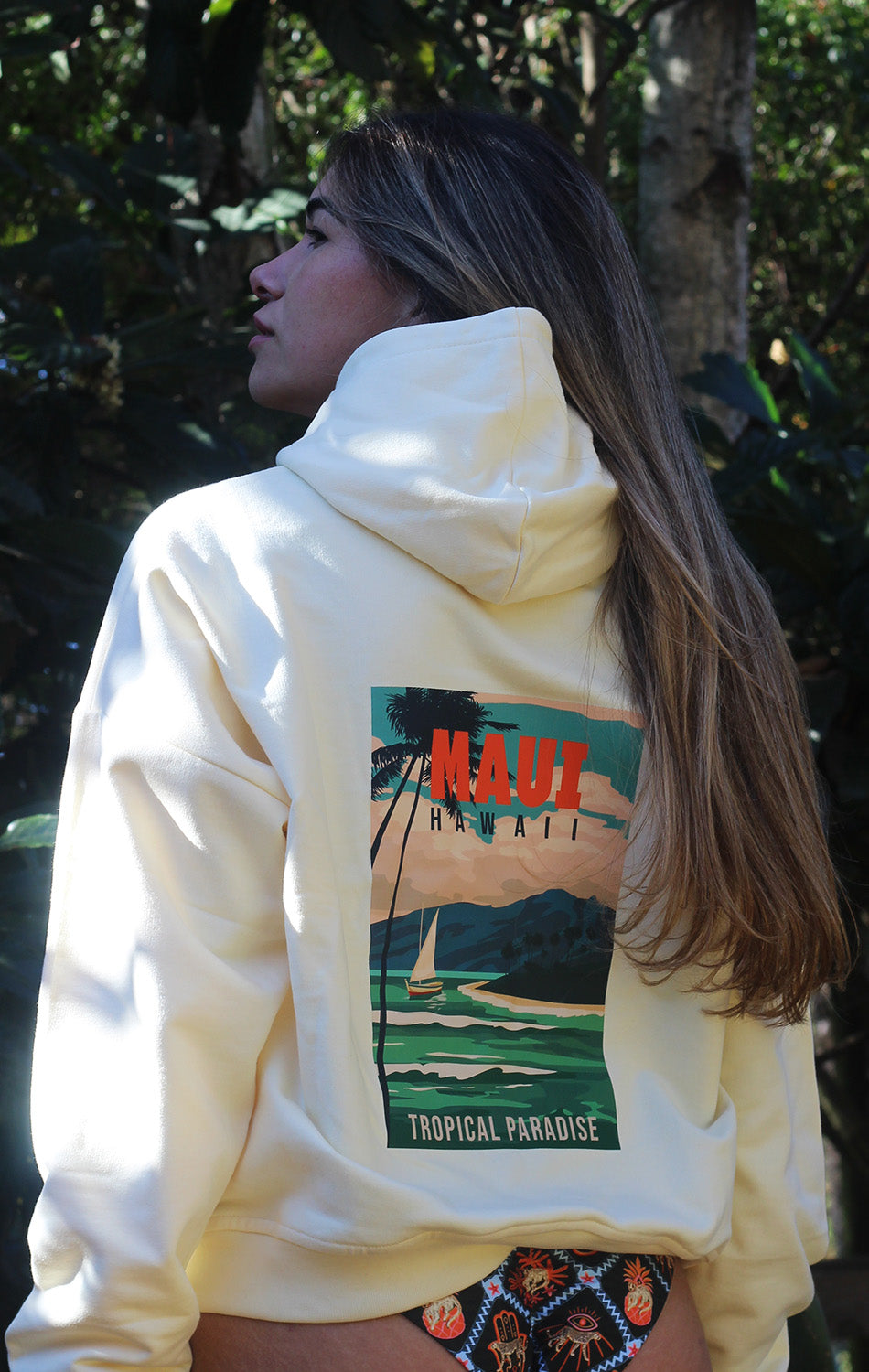 Polerón Hoddie Crudo Maui