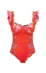 One Piece Pink Wild & Free (Tirantes anchos)