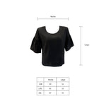 Polera Lino Negro (Mangas)