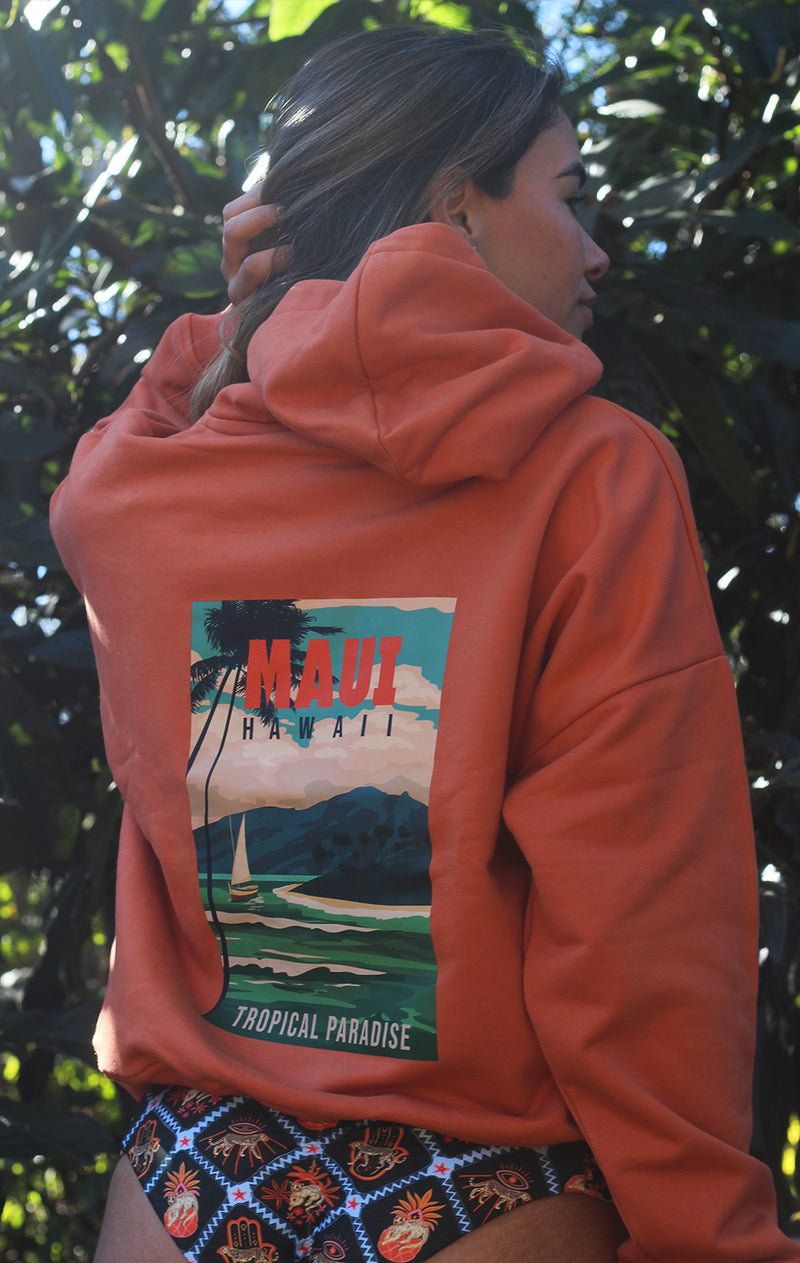 Polerón Hoddie Terracota Maui