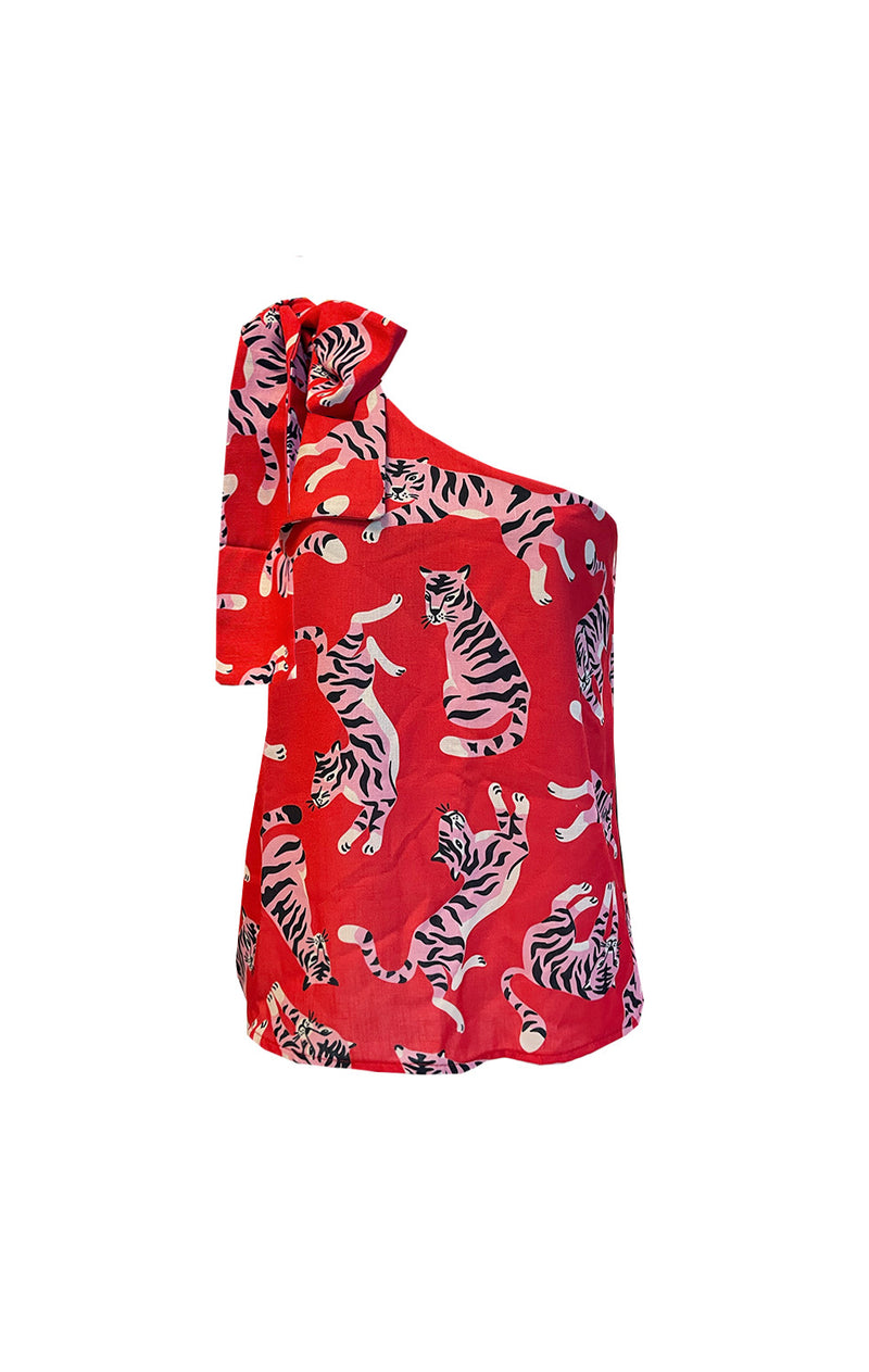 Polera Lino Pink Wild & Free