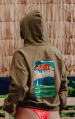 Polerón Hoddie Verde Militar Maui