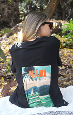 Polera Oversize Negra Maui