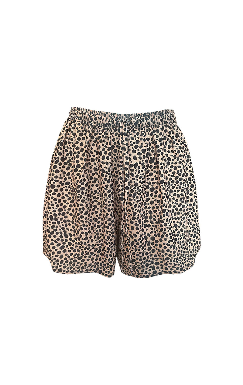 Short Pineapple Beach Animal Print