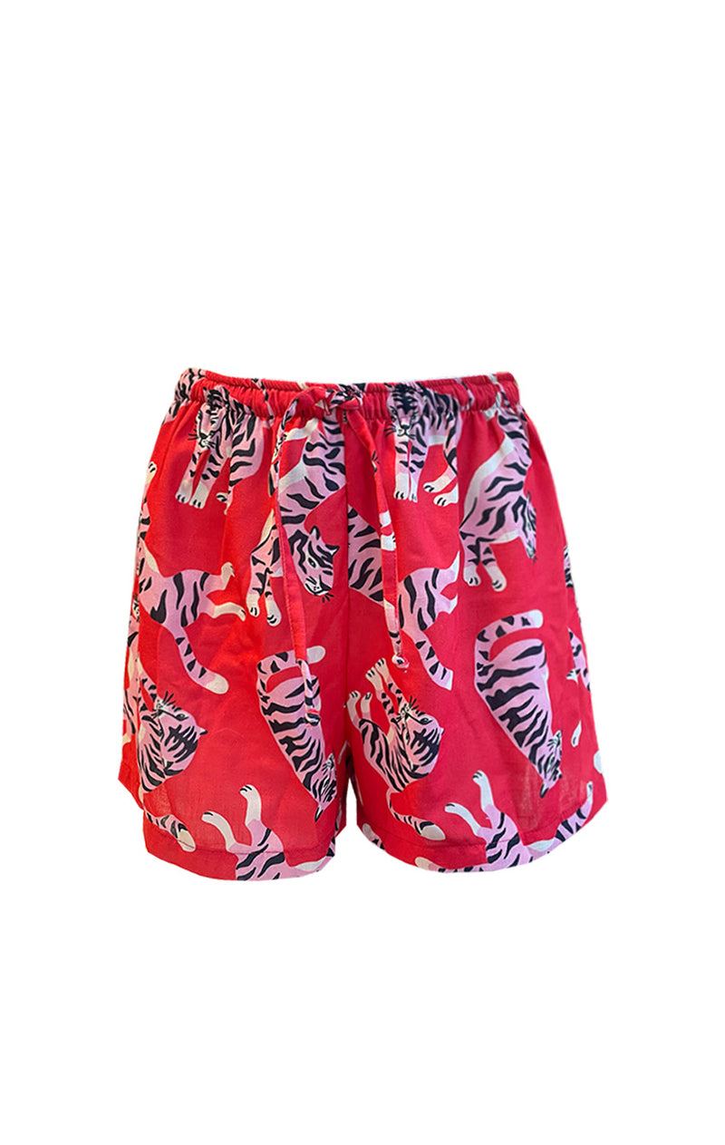 Short Lino Pink Wild & Free