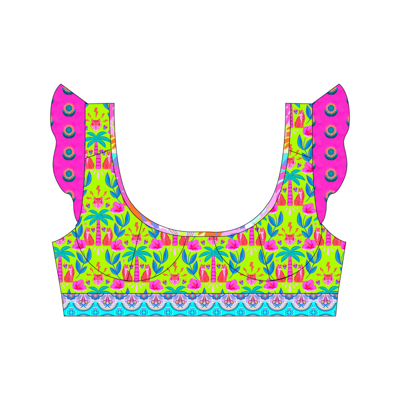 Top Costa Brava tirantes anchos (Reversible)