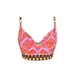 Top Pineapple Beach con barbas y sin copas (Reversible)