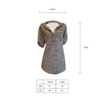 Vestido Camisero  Pineapple Beach Animal Print