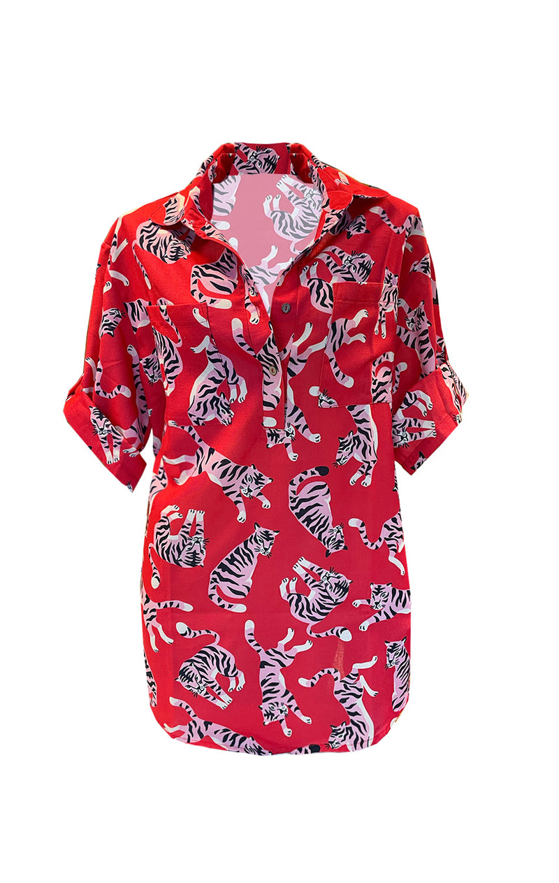 Vestido Camisero  Pink Wild & Free