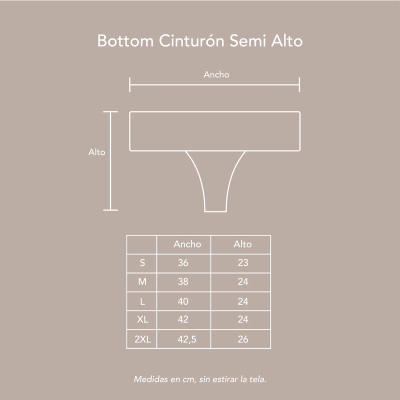 Bottom Safari (cinturon semi alto)